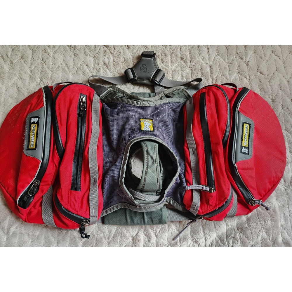 Ruffwear Palisades Pack Backcountry Multi-Day Saddle Bag and Harness Small